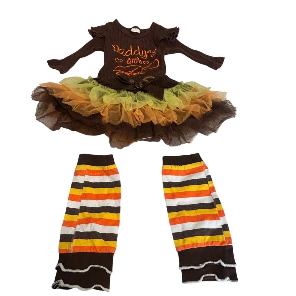 Foshan 3-piece baby girl outfit for Thanksgiving size 0-3 mths